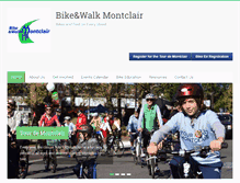 Tablet Screenshot of bikewalkmontclair.org